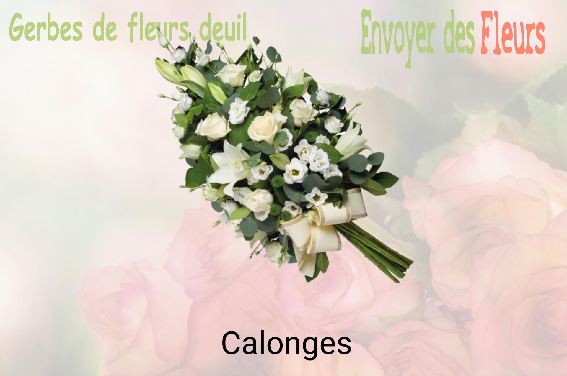Gerbe de fleurs de deuil livrée à Calonges